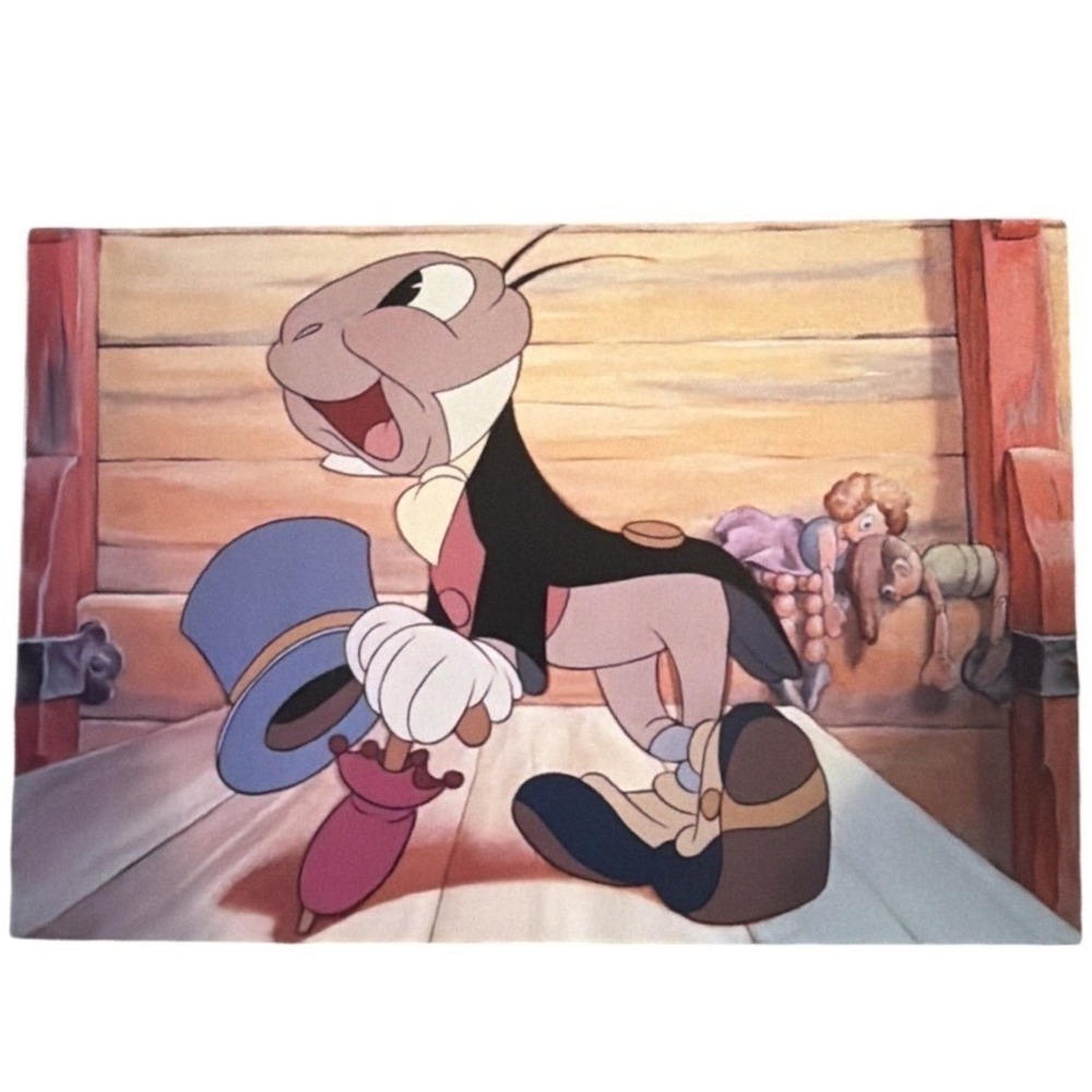 Disney Jiminy Cricket Pinocchio 1940 Animation Art Postcard Chronicle Books
